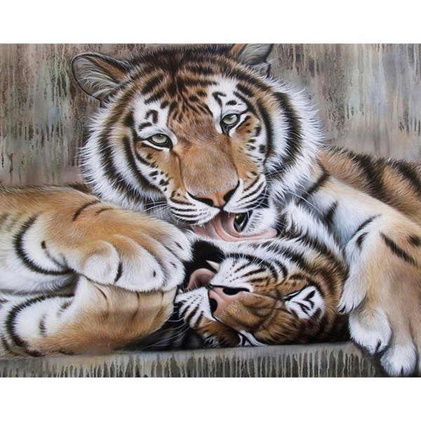 Tigers Love Paint by Numbers