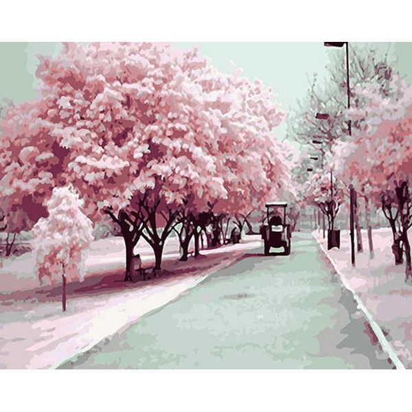 Sakura Trees Wall Art