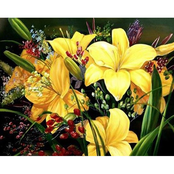 Bunch of Yellow Lilies