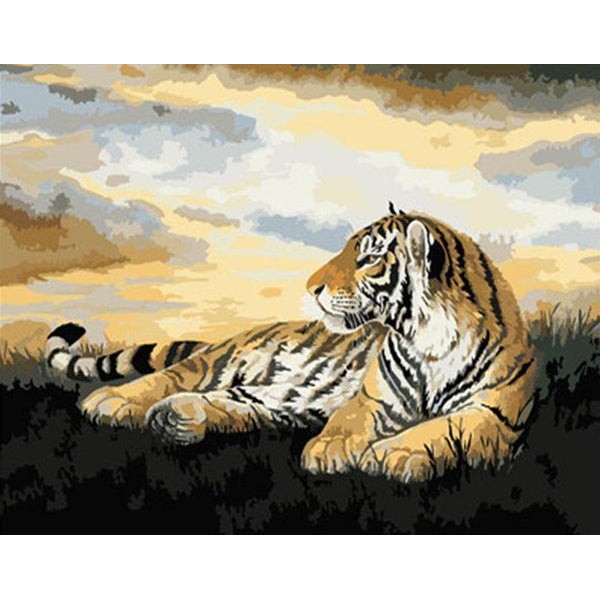 Resting Tiger Painting Kit