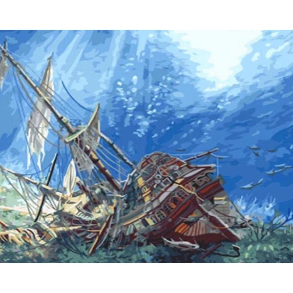 Sunk Galleon Painting Kit