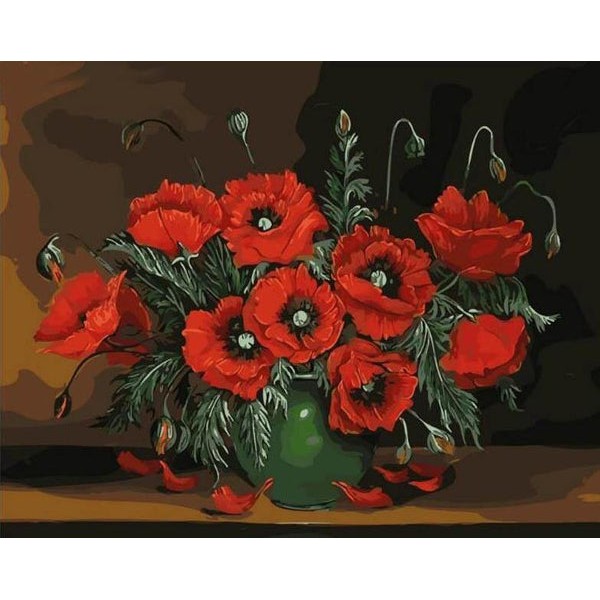 Red Corn Poppies
