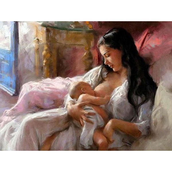 Breast Feeding Mother Painting Kit