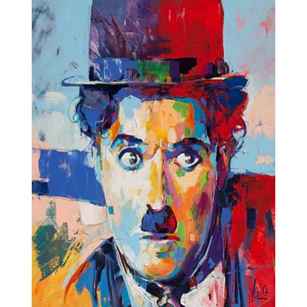 Charlie Chaplin Portrait Painting Kit