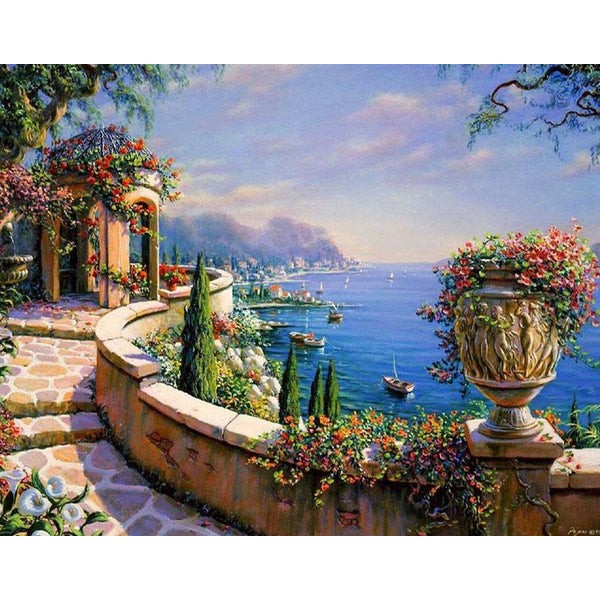 Wonderful Greece Seascape Painting Kit