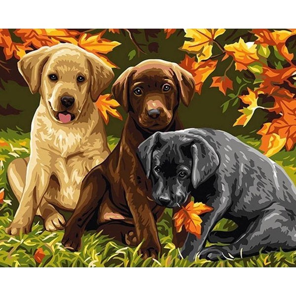 Adorable Puppies Painting Kit