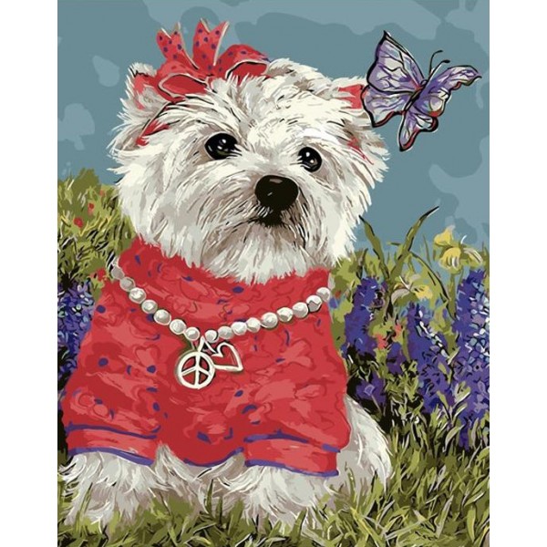 Puppy & Butterfly