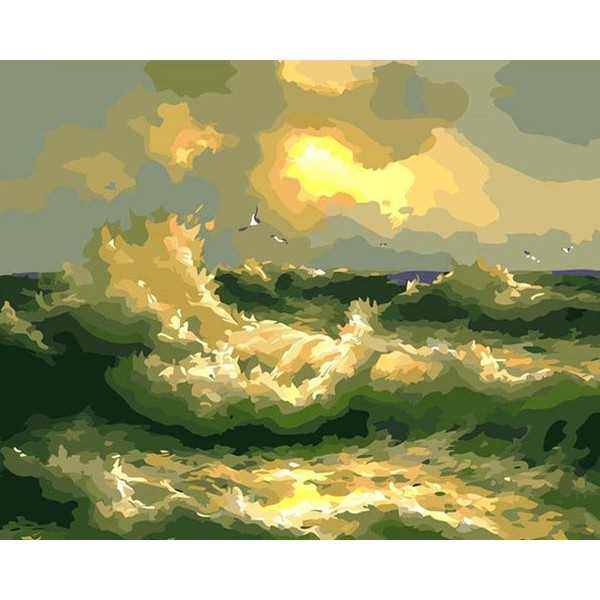 Ocean Waves DIY Painting Kit