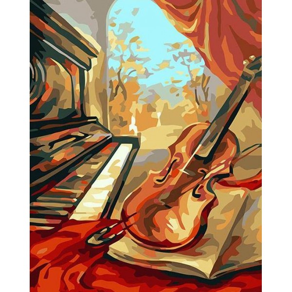 Piano & Violin Painting Kit