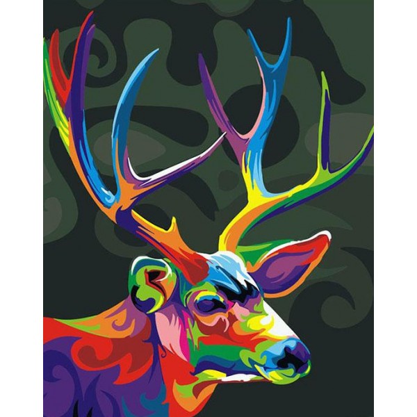 Colorful Reindeer Painting Kit