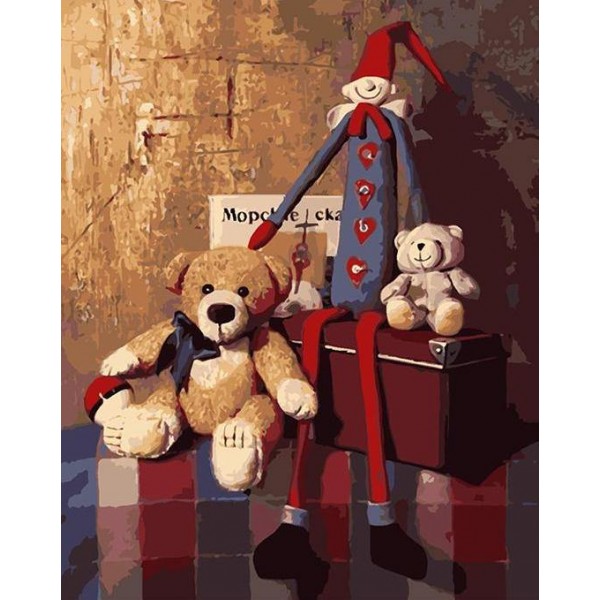 Teddy Bears & Clown