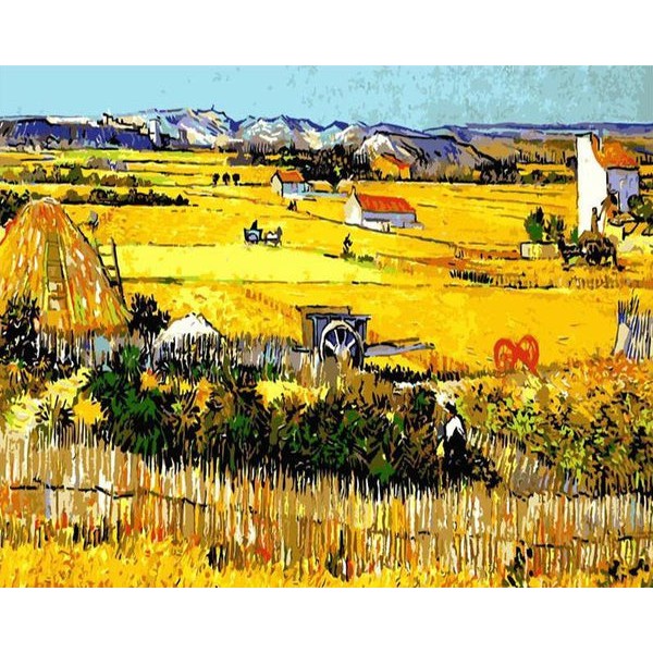 Harvest At La Crau - Van Gogh