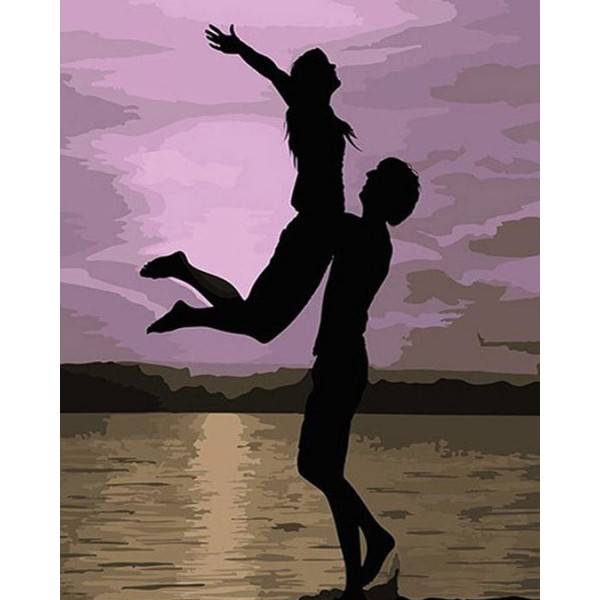 Couple Dancing on the Beach