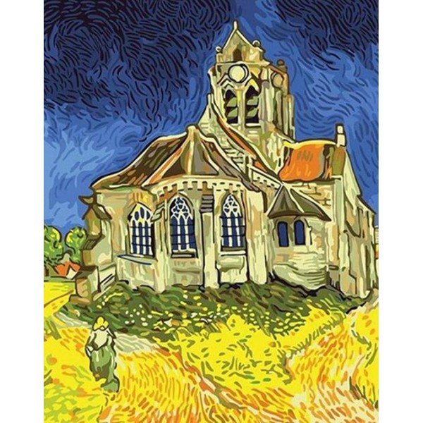 The Church at Auvers - Van Gogh