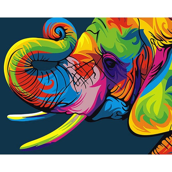 Rainbow Elephant DIY Painting Kit