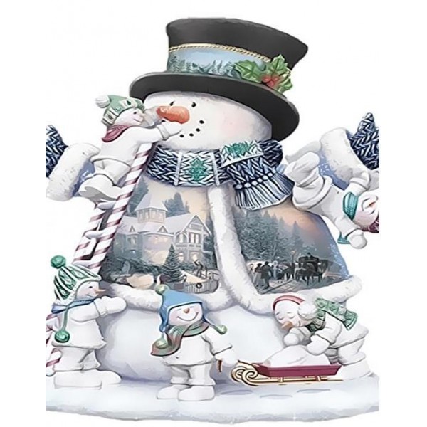 Fantasized Snowman