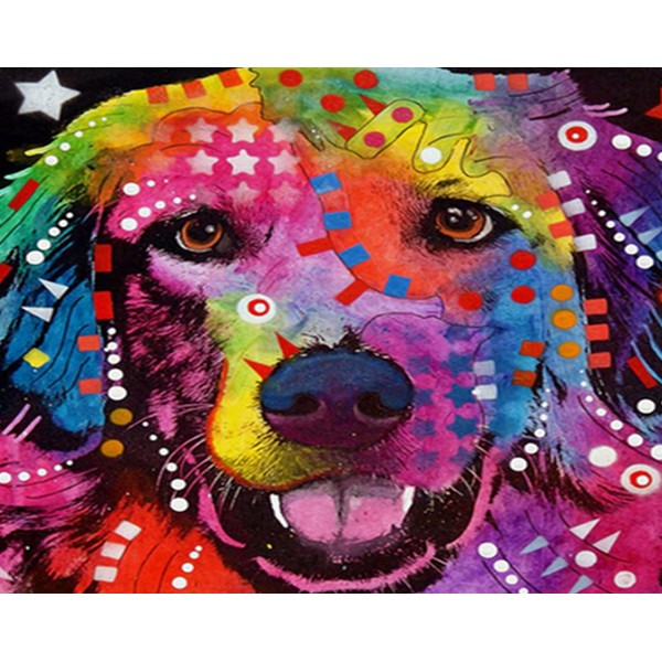 Psychedelic Dog Art Kit