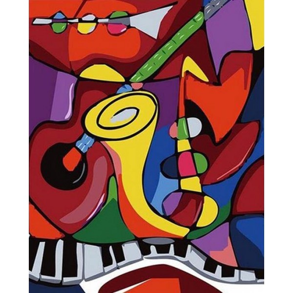 Musical Instruments Painting - Pablo Picasso