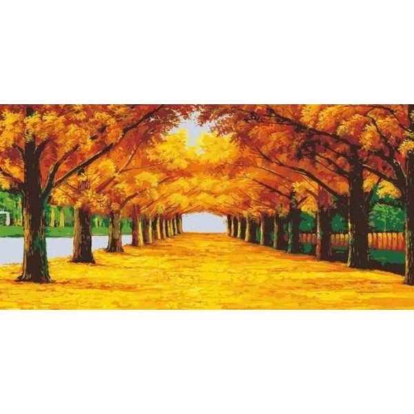 Autumn Trees Pathway