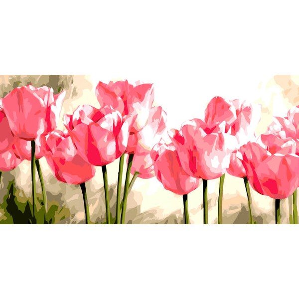 Pink Tulips Painting Kit