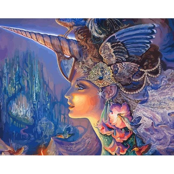 Unicorn Goddess Paint by Numbers