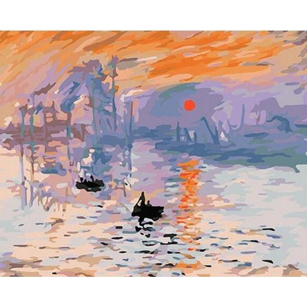 Abstract Sunset - Claude Monet
