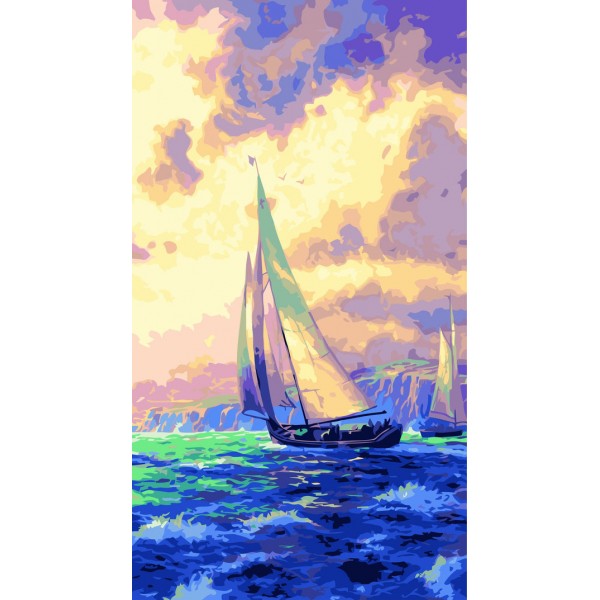 Sailing Yacht DIY Painting Kit