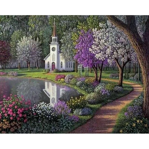 Church & Wonderful Spring Garden