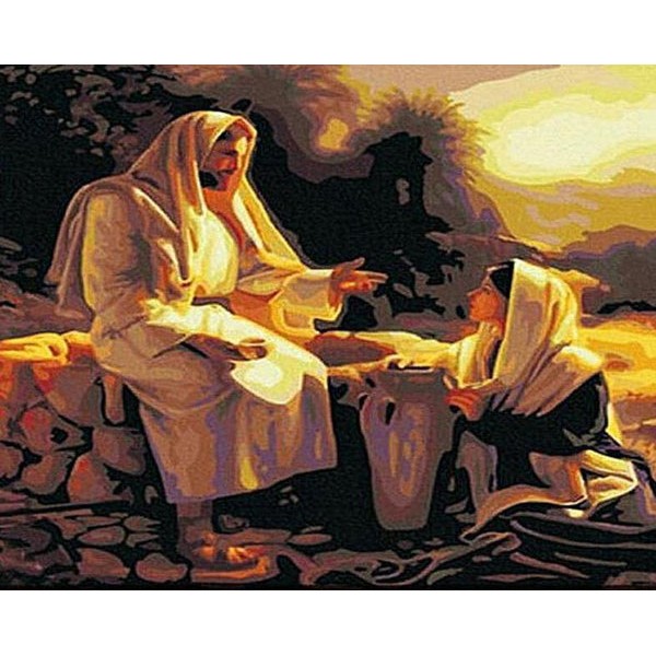 Saint & Woman at the Well