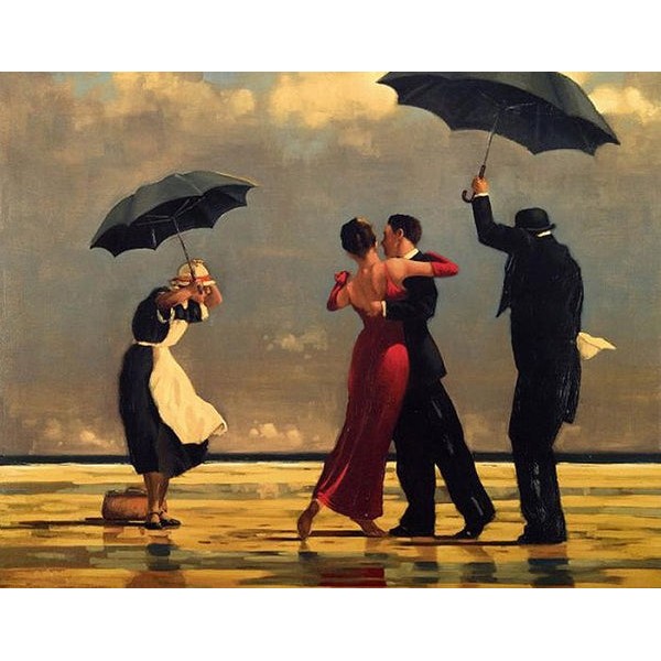 Couple Dancing in Rain