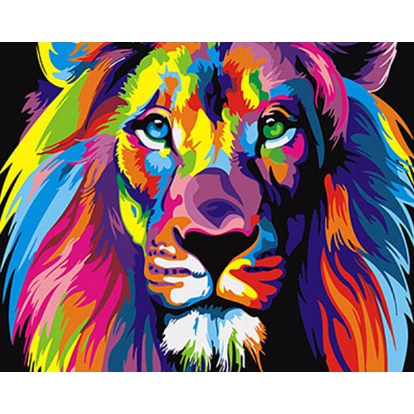 Colorful Lion Art Kit